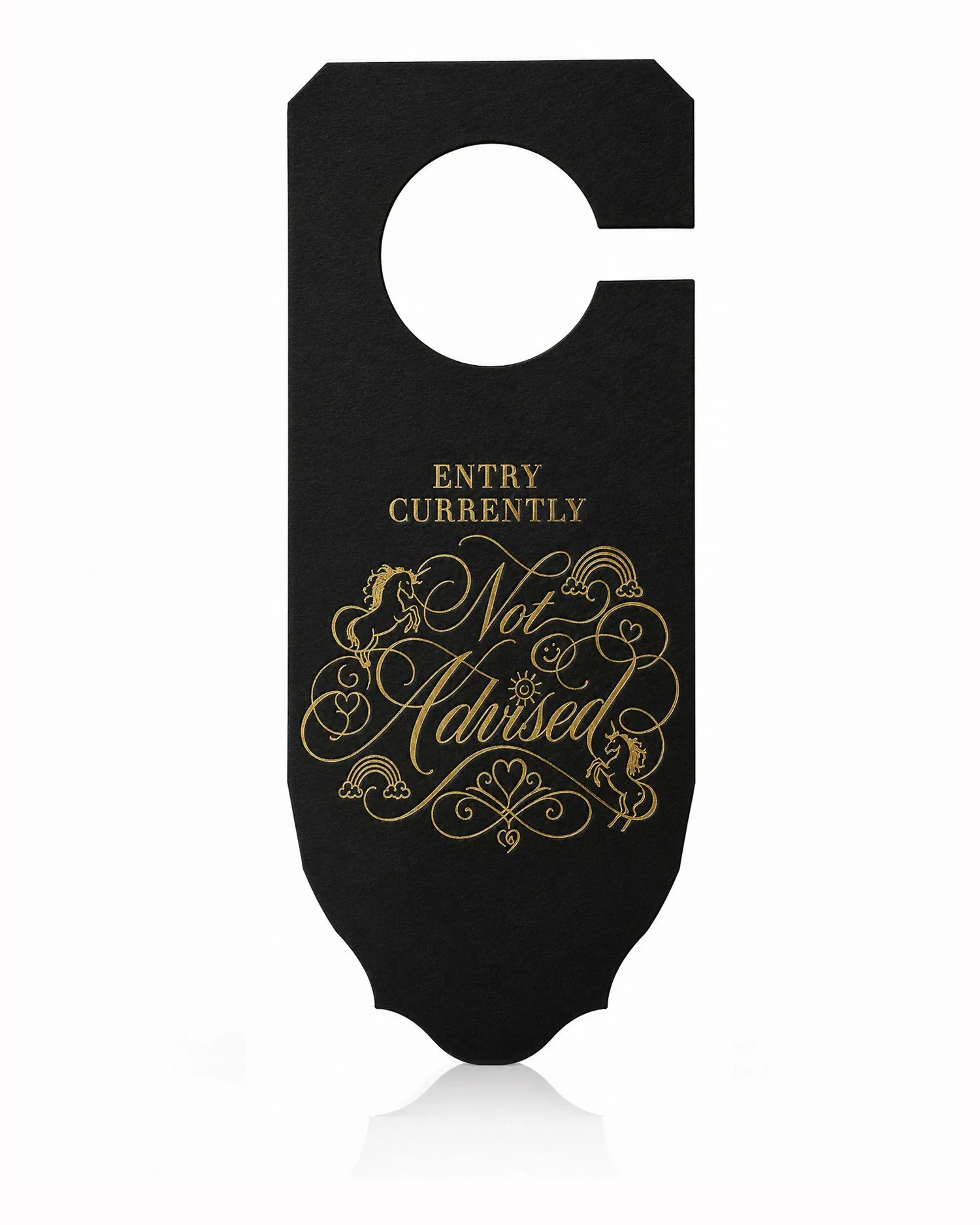Entry Not Advised Door Hanger