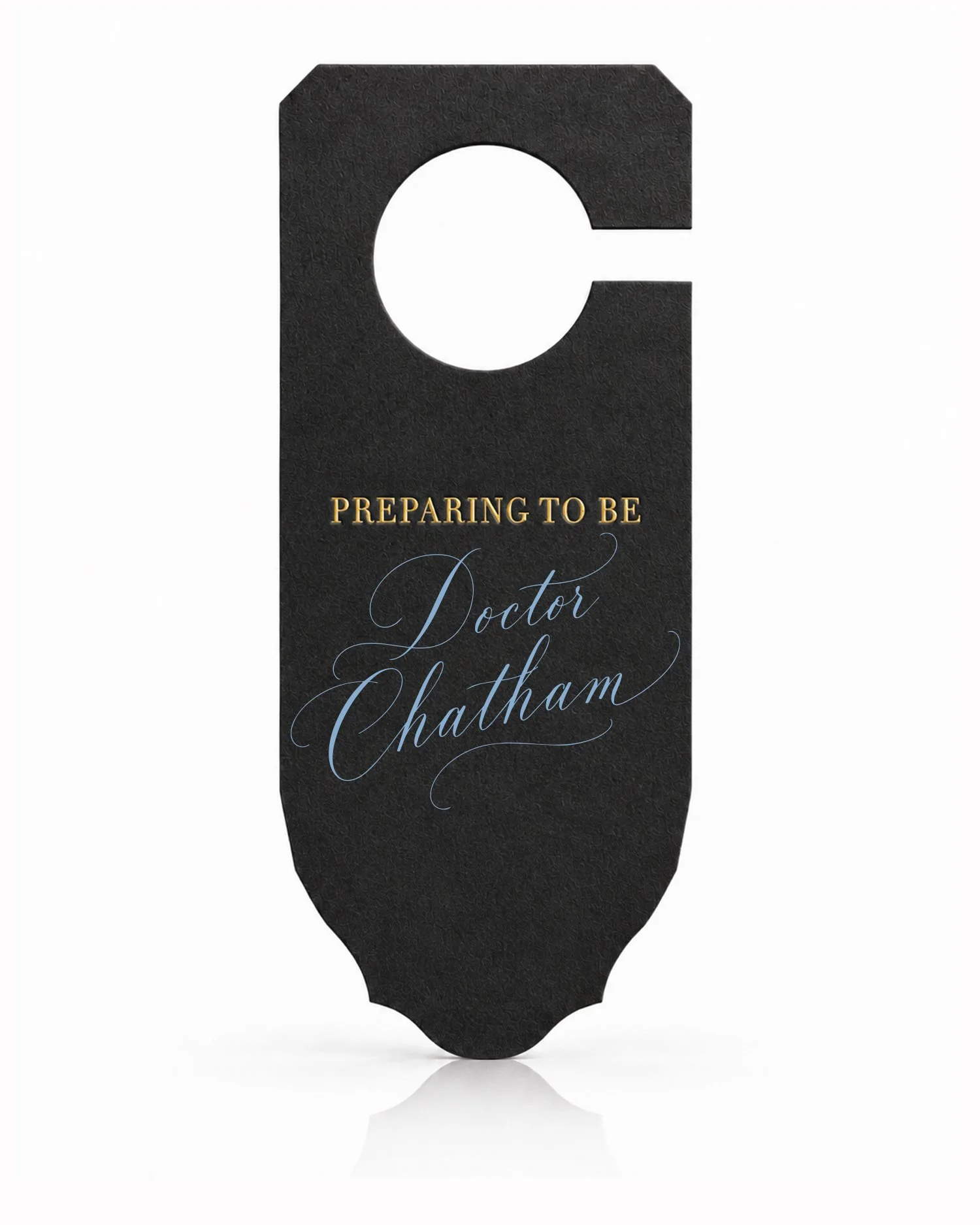preparing-to-be_doctor_black-Door Hangers.jpg