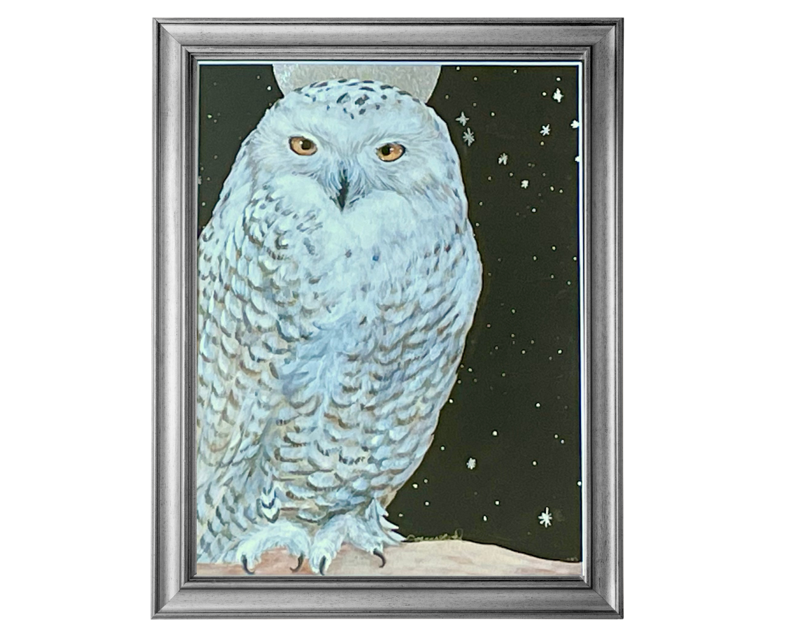 Pleiadian Lunar Snowy Owl