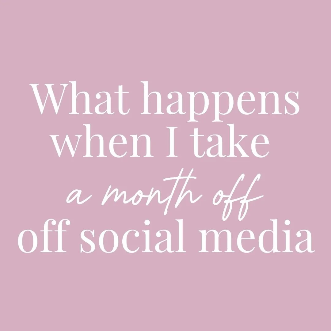 What happens when I don’t post on Social Media for over a month