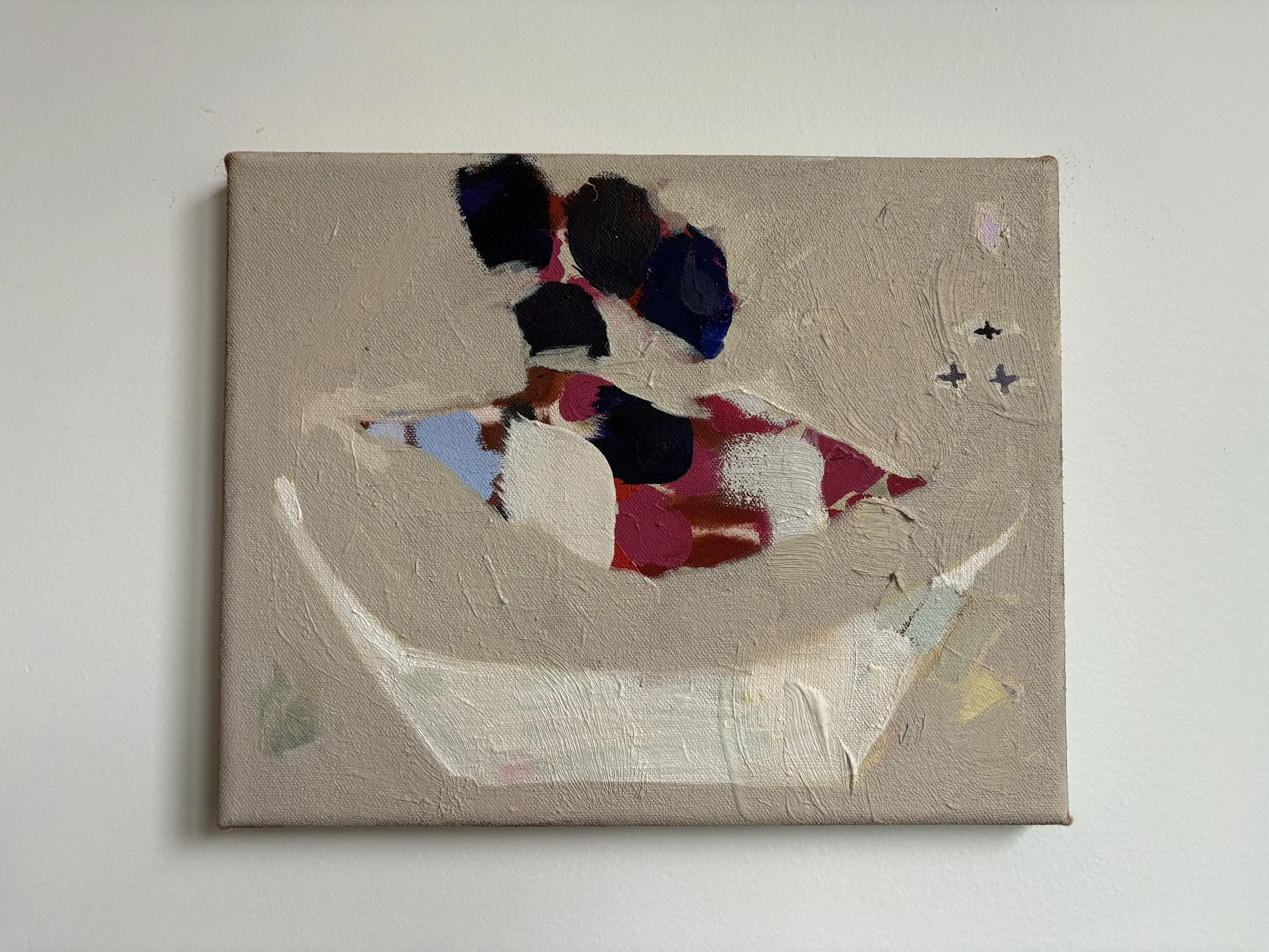 Sail boat for looking, 2025,  8 x 10", oil on canvas