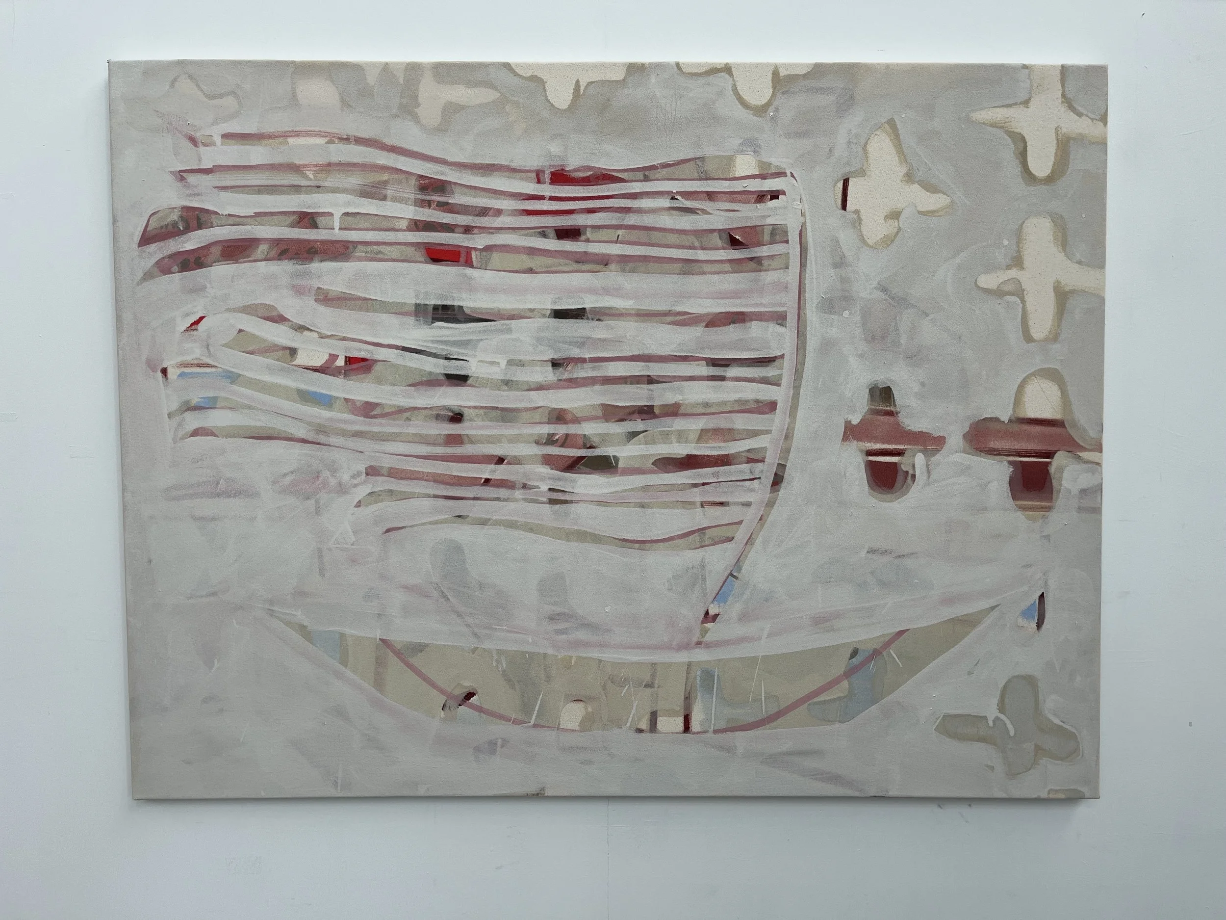 Morning Sail Boat, 2025, 30 x 40", oil on canvas, 