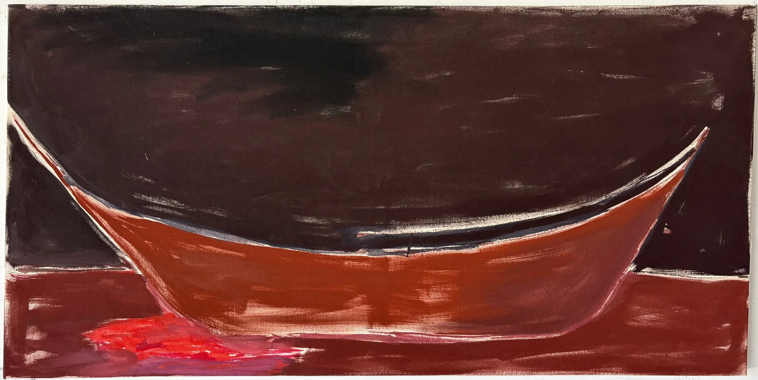 Midnight, 2026, 48 x 24”, oil on canvas