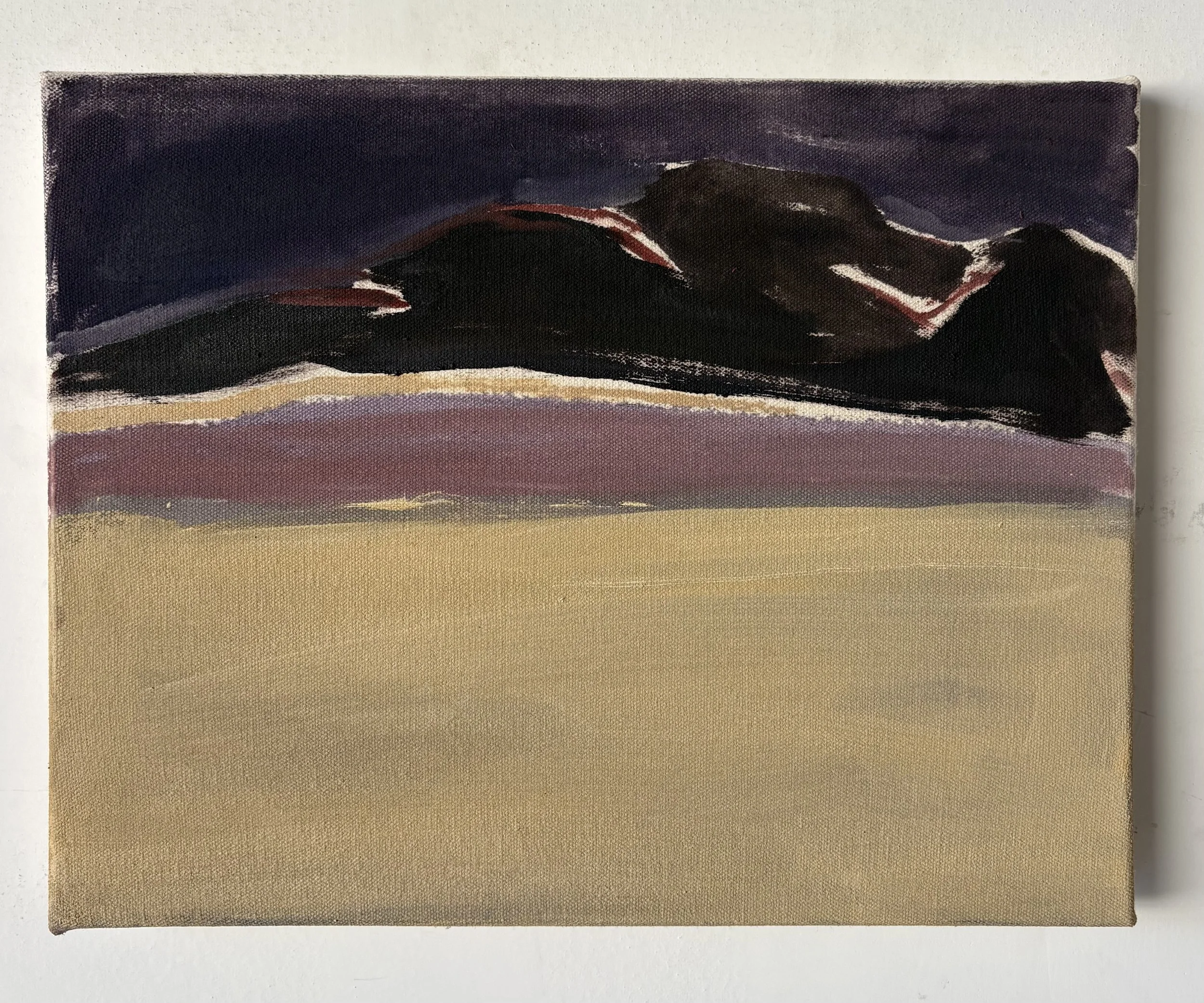 It was day but now is night, 2026, 14 x 11", oil on canvas