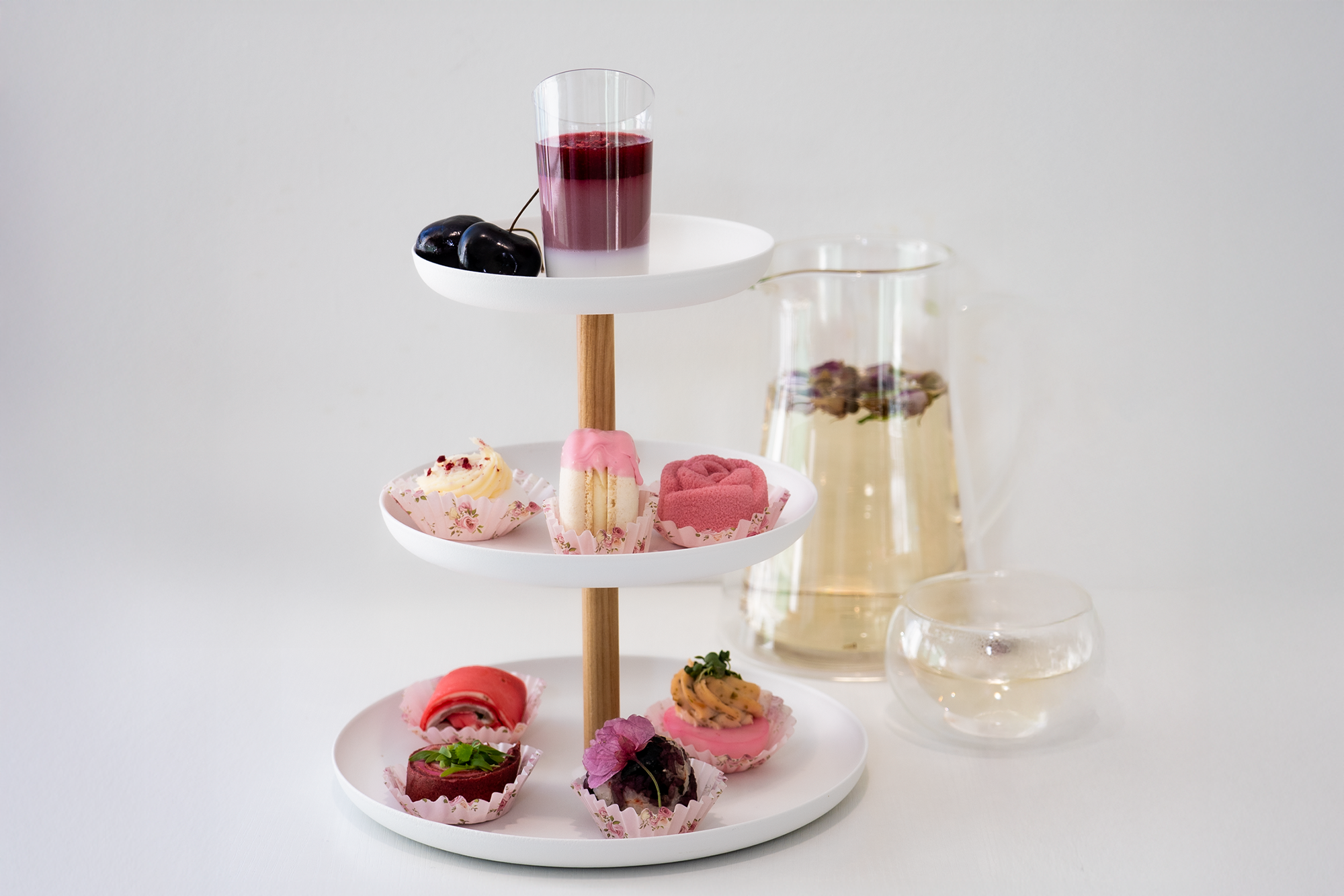 Contemporary American Afternoon Tea at ArTeA McLean. Healthy gluten-free desserts and organic whole leaf tea.