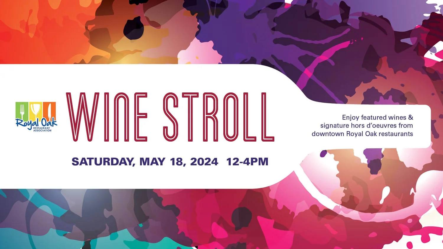 Wine Stroll — Dine Royal Oak