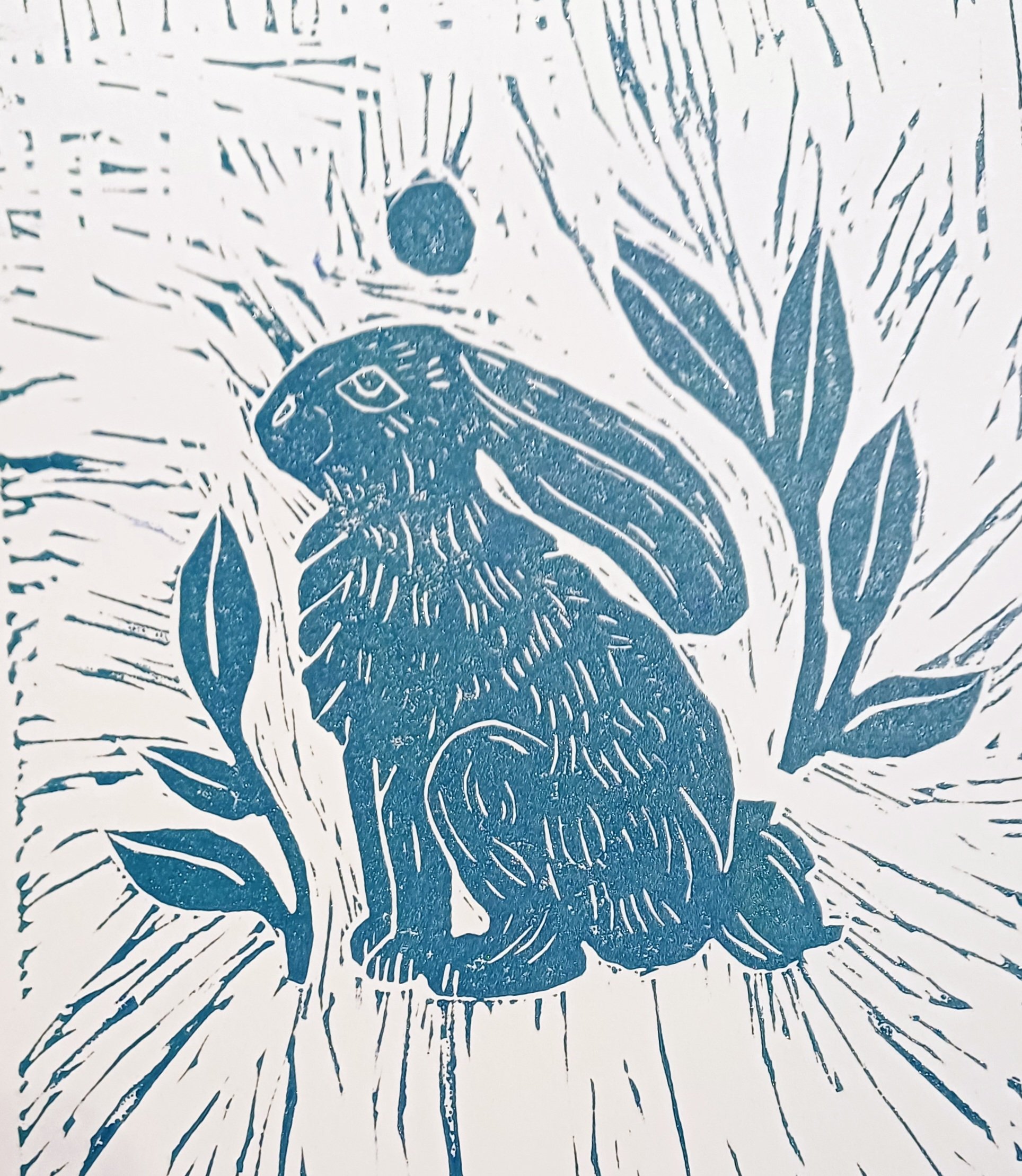 Beginners Lino Print Workshop 'The Retreat' New Forest 6th June 12:30 - 4:30