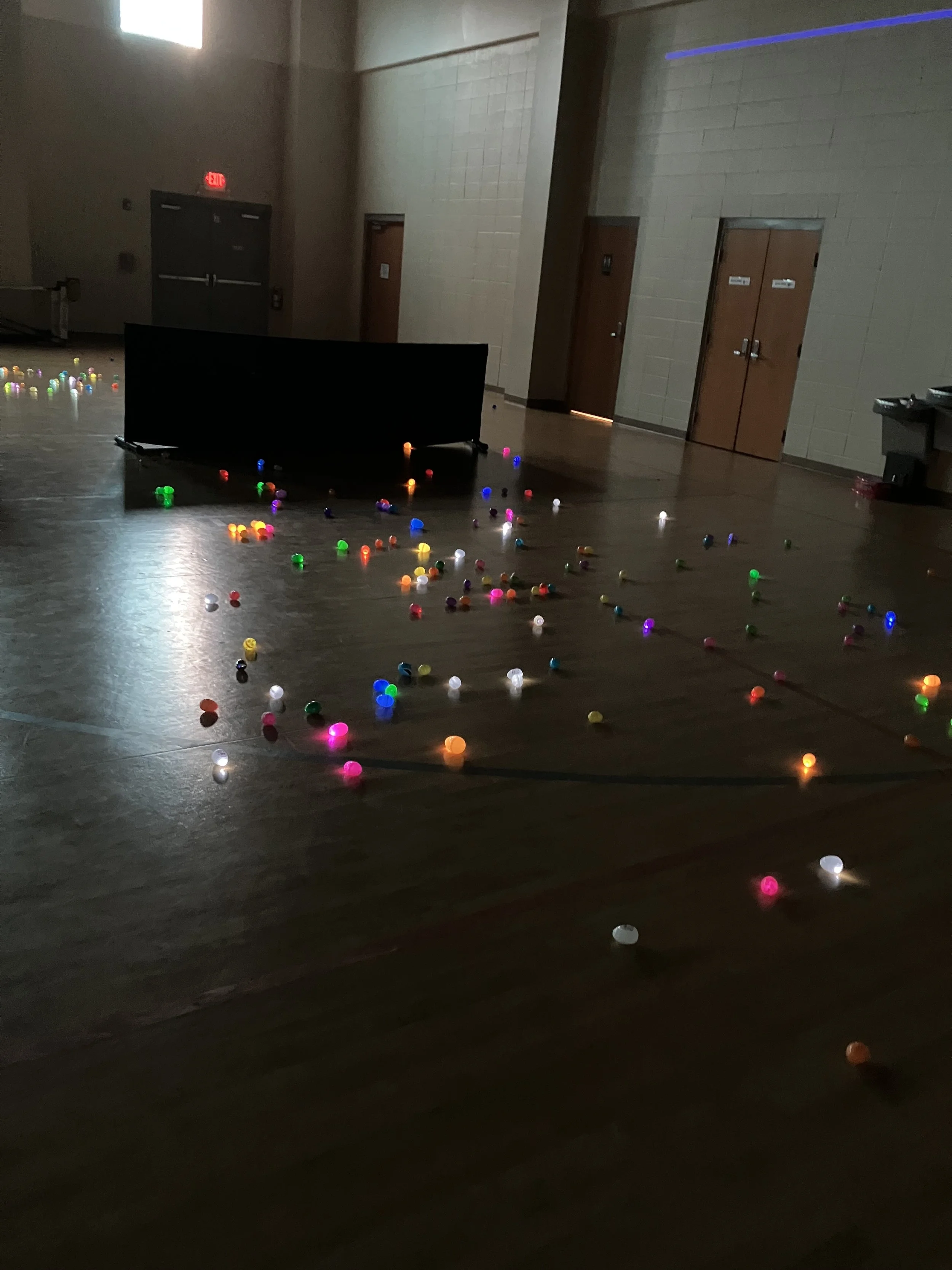 Glow in the dark Easter egg hunt