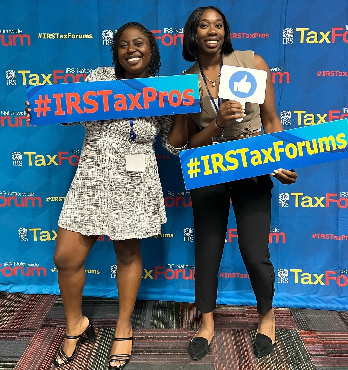 Can you tell how excited we are to be spending the week in Chicago at the #IRSTaxForums 😂? We&rsquo;ve been learning soooooo much that will allow us to show up better for our clients! We&rsquo;re dedicated to continuous learning, and striving toward