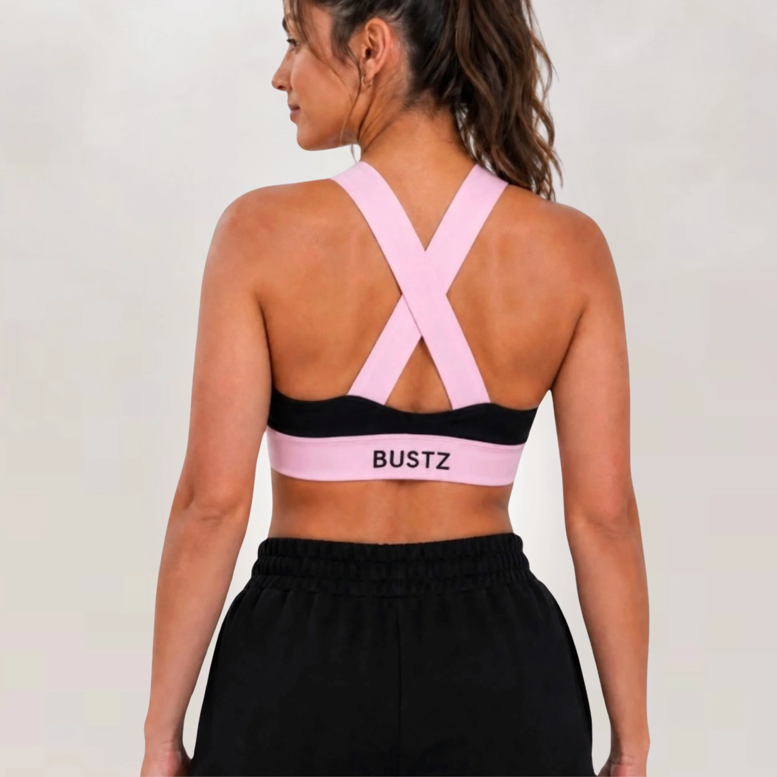 Women’s pink + black wrestling Sports Bra (5).jpg