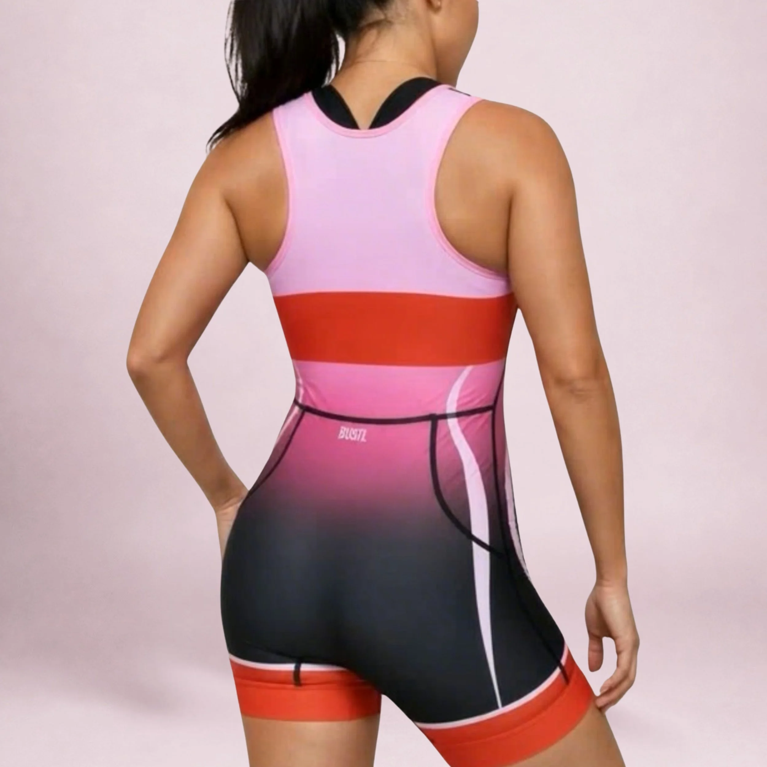 Women's sculpted shades of pink freestyle singlet (1).jpg