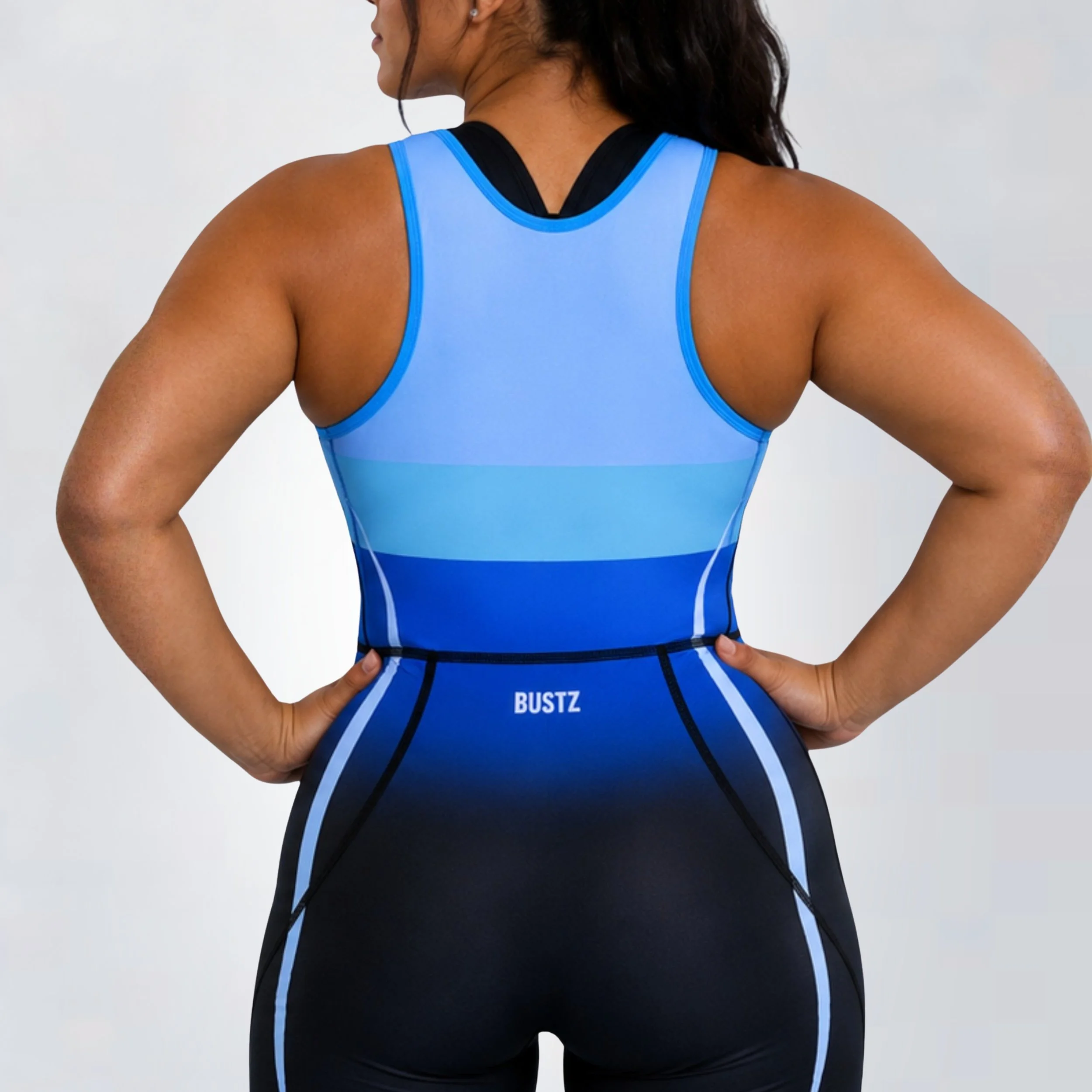 Women's sculpted shades of blue freestyle singlet (1).jpg