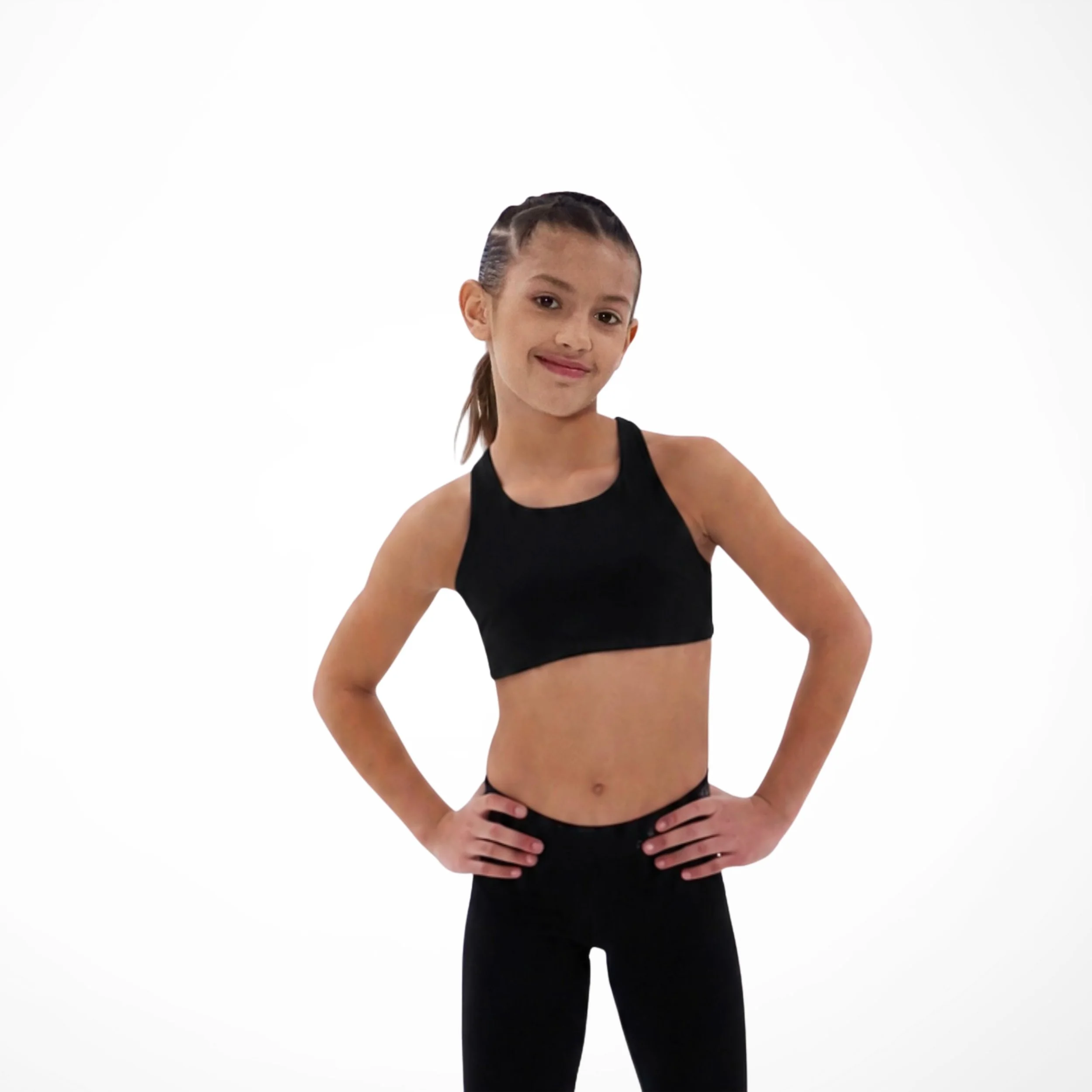 Girls black wrestling Sports Bra (5).jpg