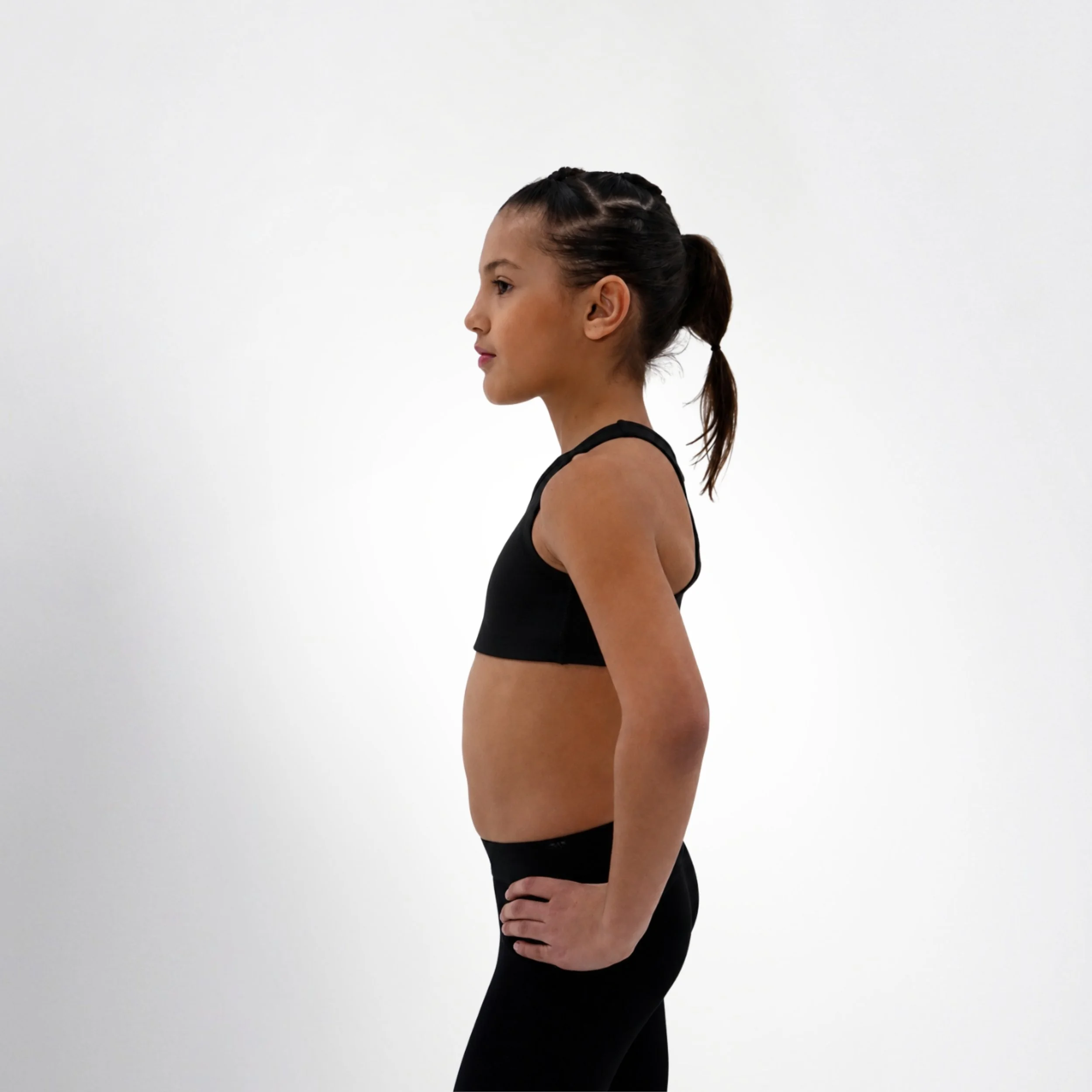 Girls black wrestling Sports Bra (3).jpg