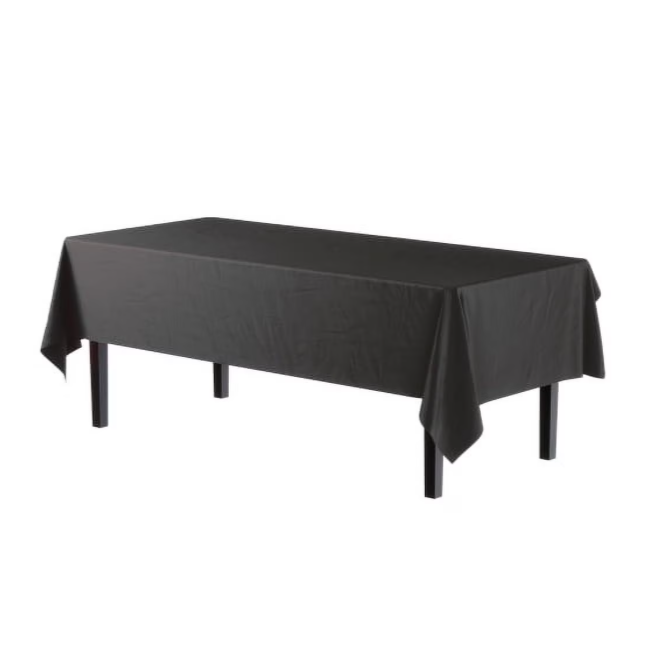 Disposable Plastic Table Cover — Rectangle