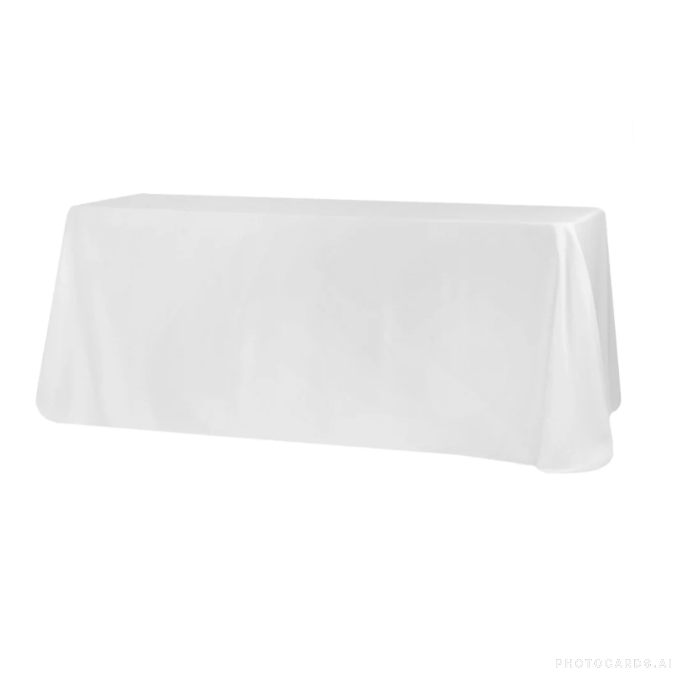 Premium Polyester Tablecloth — Rectangle Floor Length