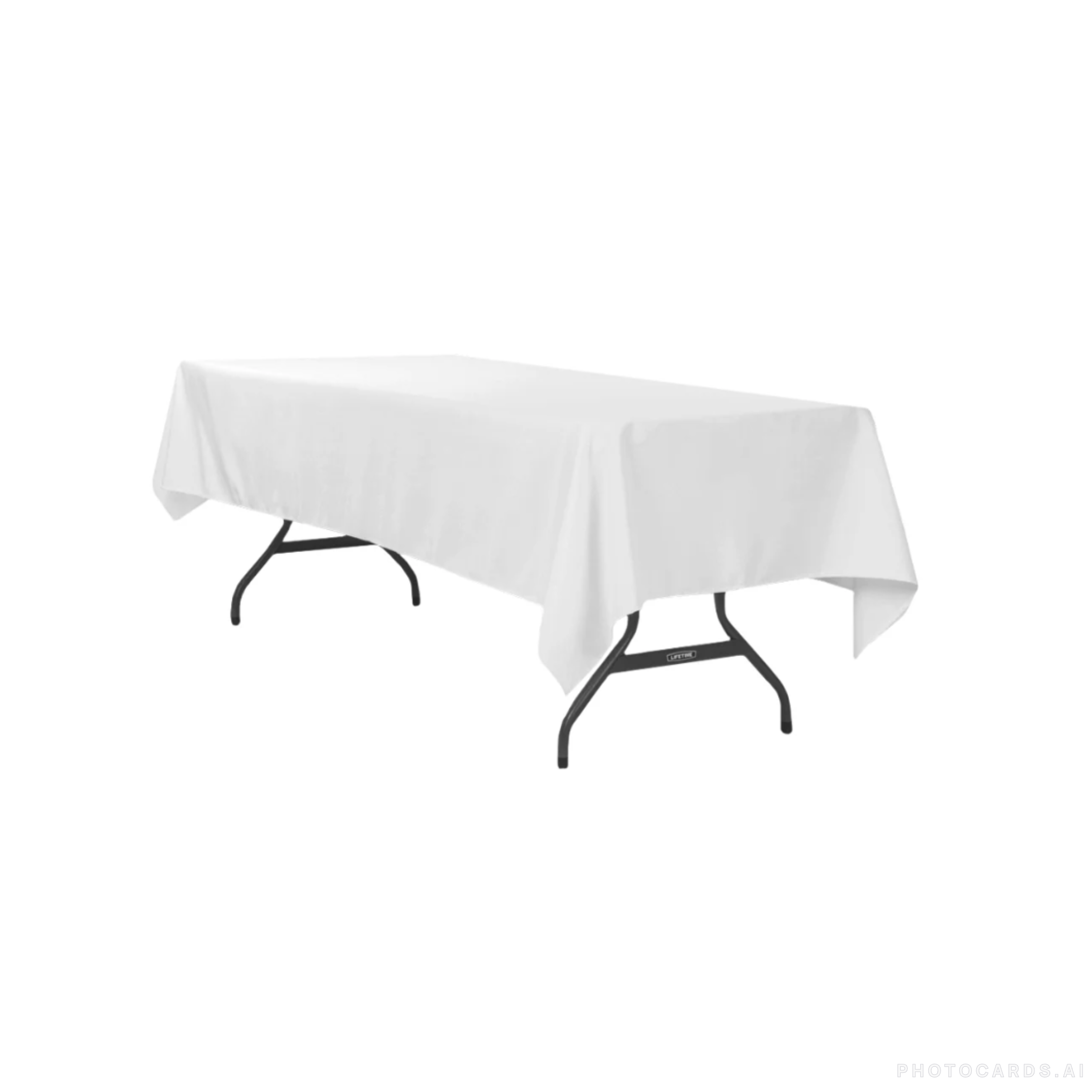 Premium Polyester Tablecloth — Rectangle Lap Length