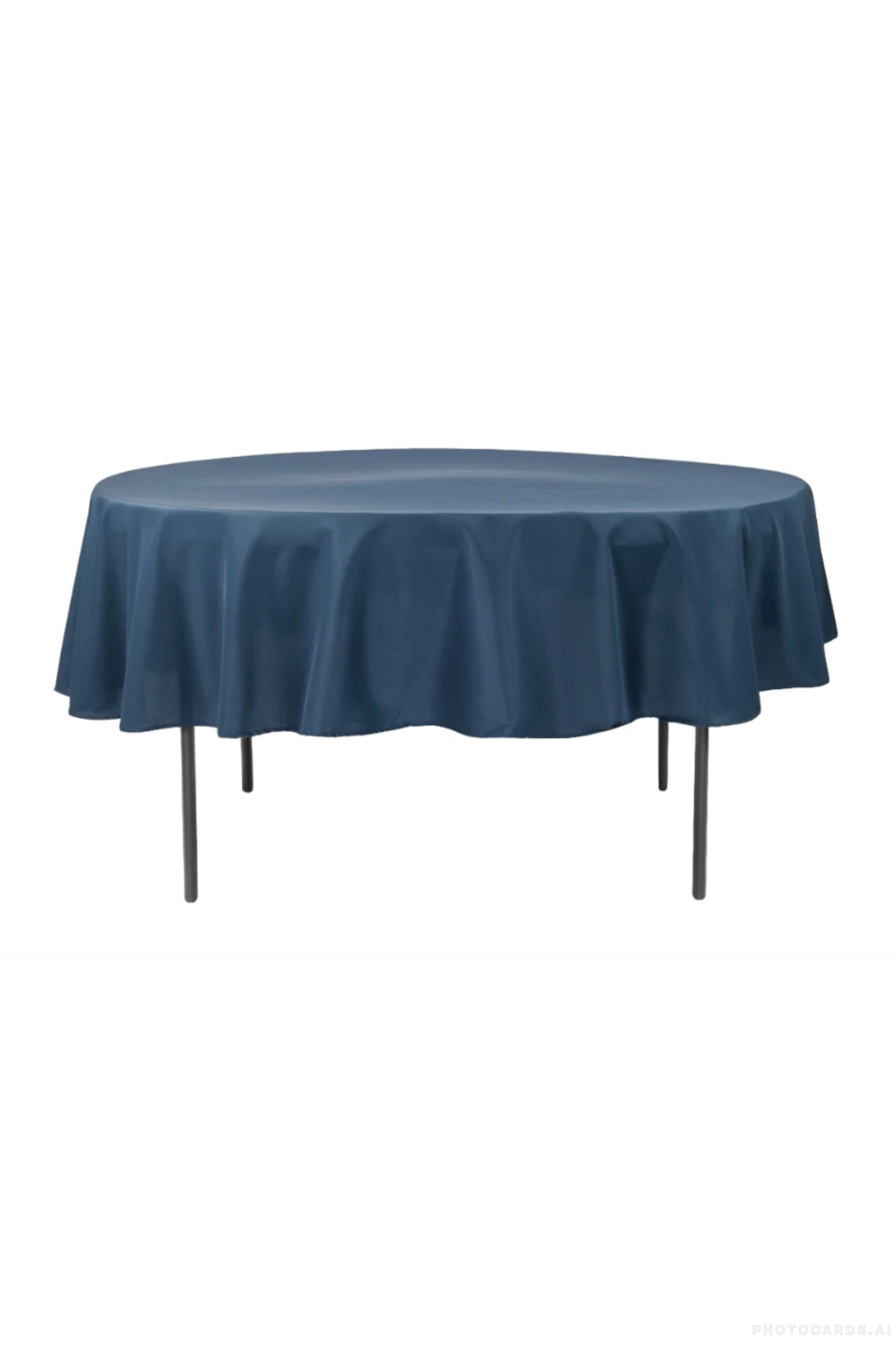 90 in round solid poly navy blue.png