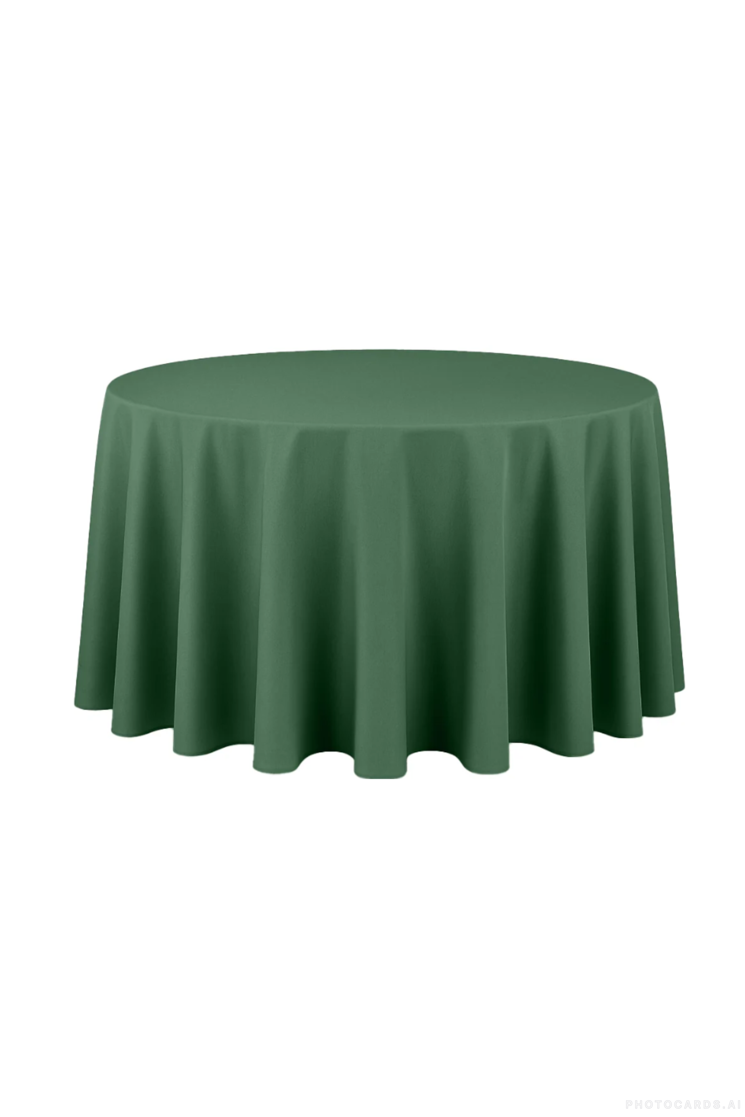120 in round solid poly forest green.png