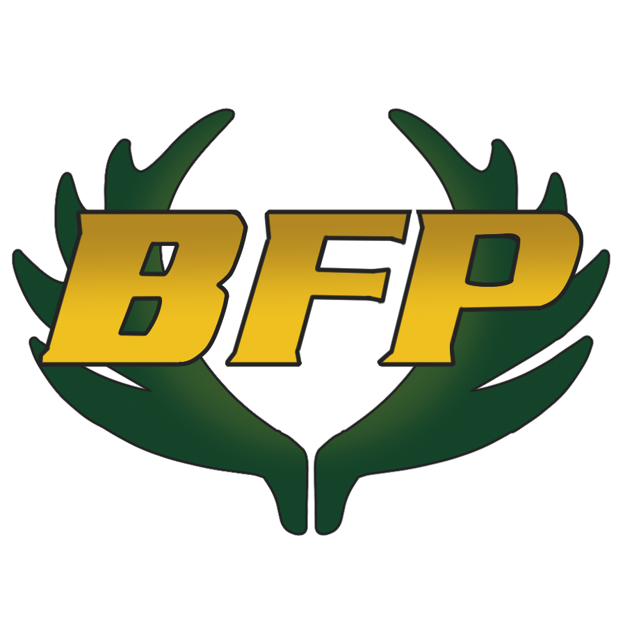Logo with yellow letters 'BFP' surrounded by green plant or flame design.