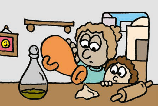 Vom Mehl und Öl, das nicht ausging