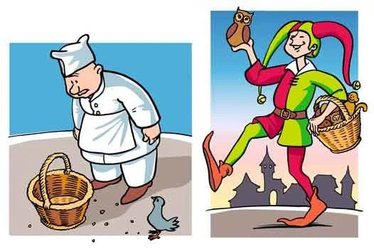 Till Eulenspiegel als Bäcker