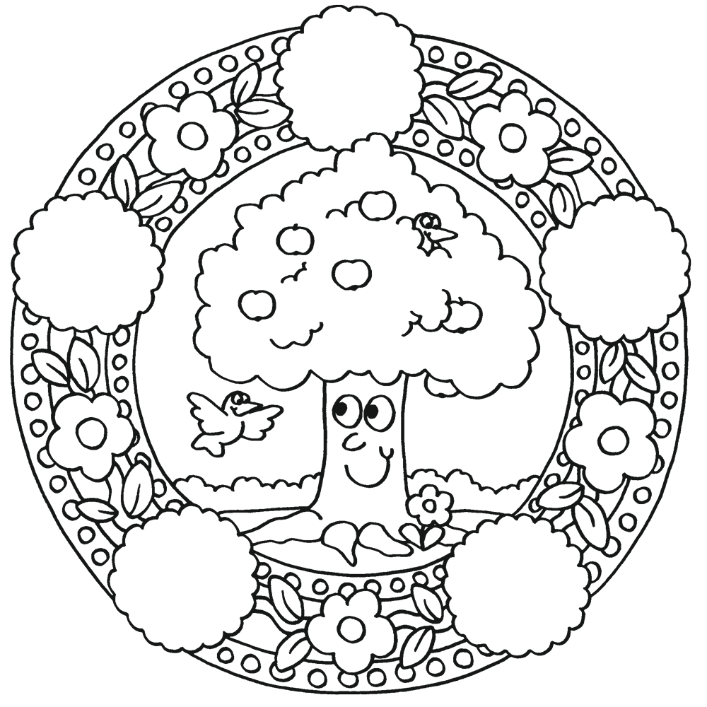 Baum- oder Wald-Mandala