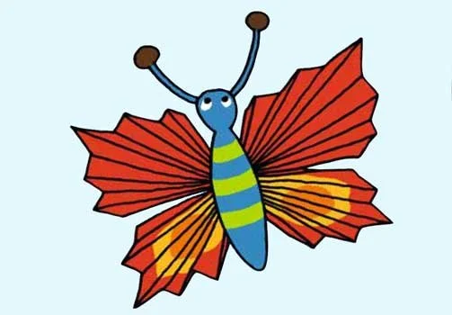 Schmetterling basteln