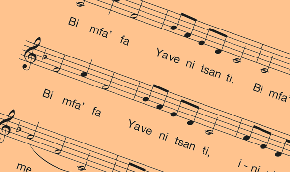 Lied «Bi mfa’ fa Yave»