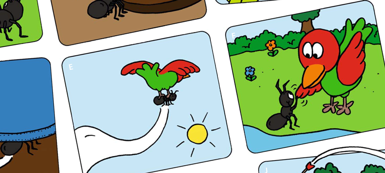 Der Vogel und die Ameise