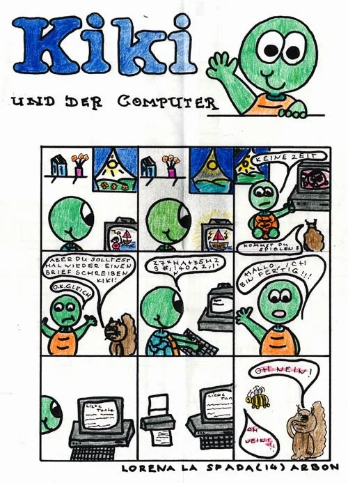 Kiki und der Computer von Lorena (14) aus Arbon