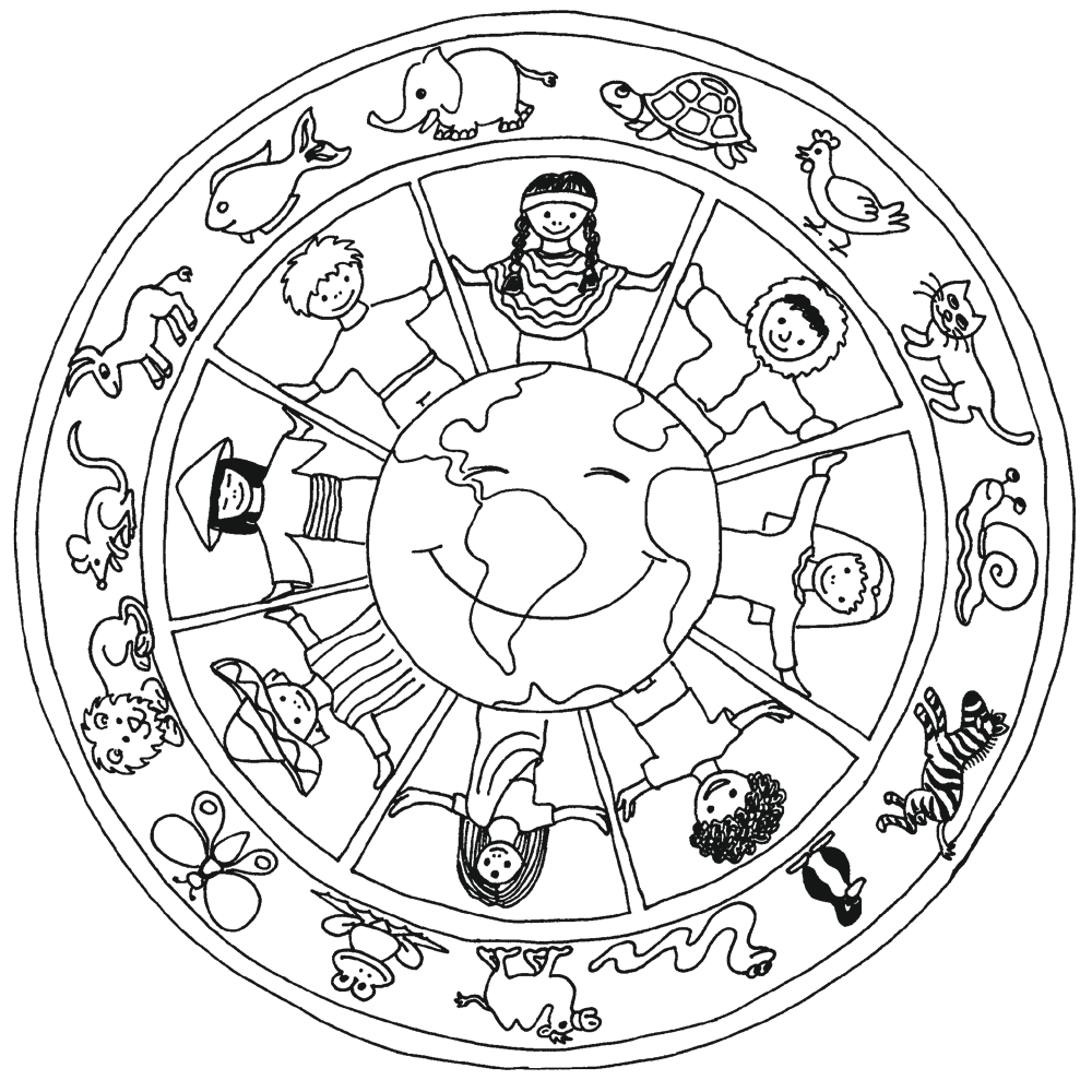 Kinder-Mandala