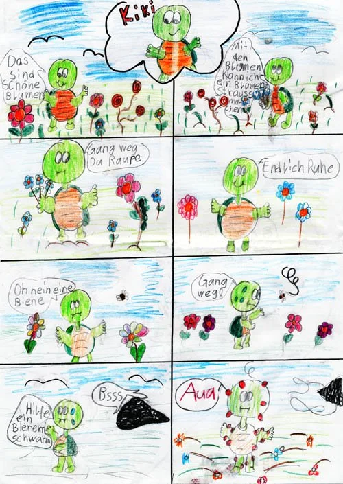 Kiki auf der Blumenwiese von Martina (11 J.) aus Niedergösgen