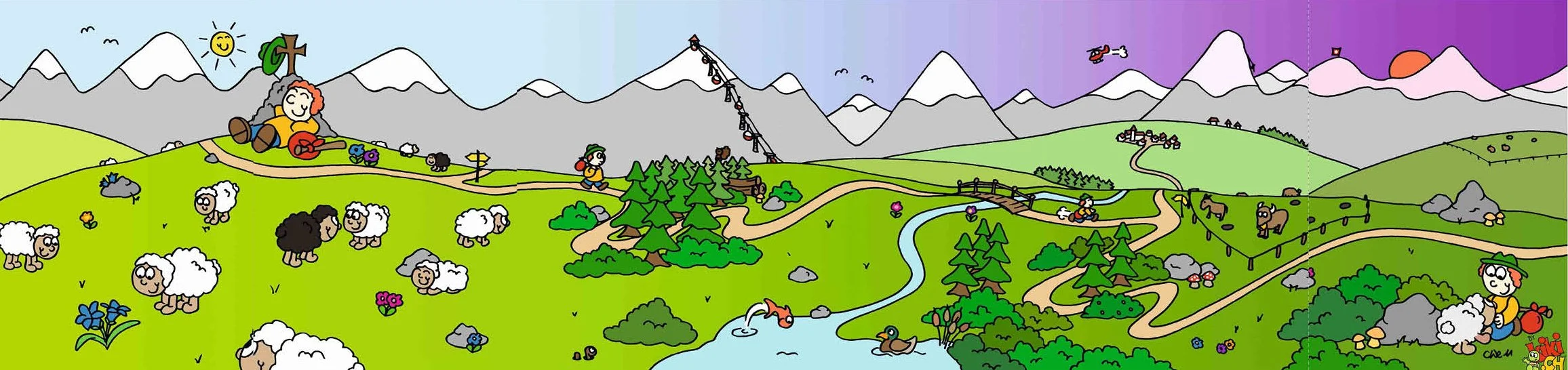 Der gute Hirte - Psalm 23 (Grösse 6 A4-Seiten)