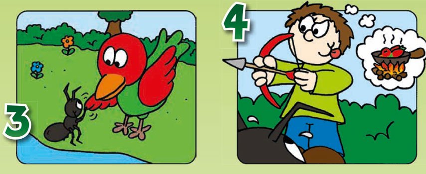 Der Vogel und die Ameise