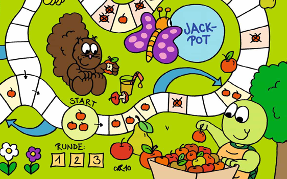 Apfel-Spiel