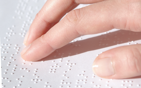 Lesen mit den Fingern