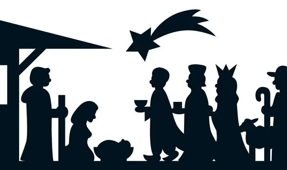 Weihnachtsgeschichte als Schattentheater