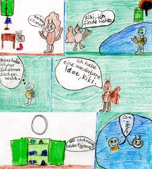 Die Pyjamas zum Schwimmen von Laura Elena (9 J.) aus Neuenhof