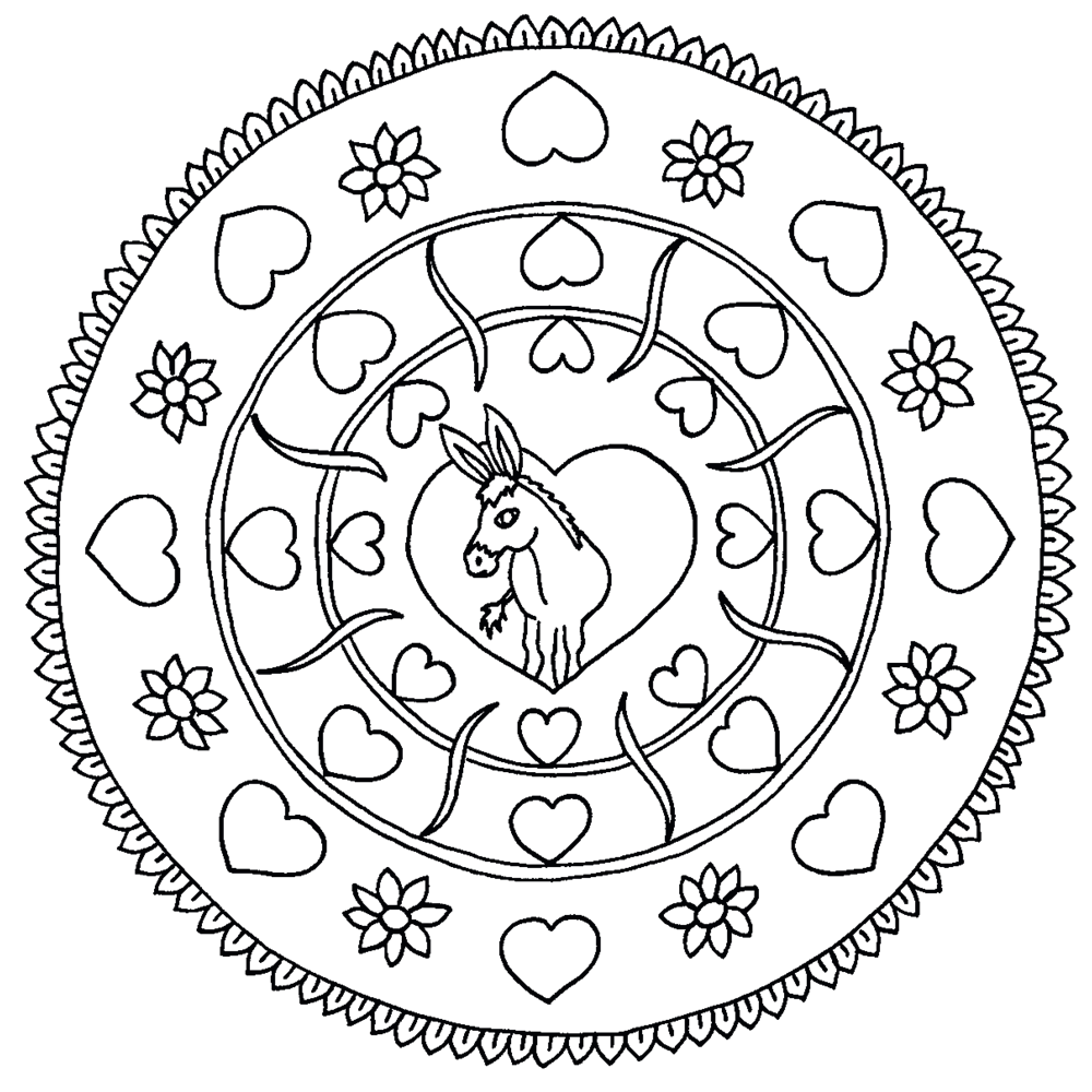 Esel-Mandala (Bileam-Geschichte)