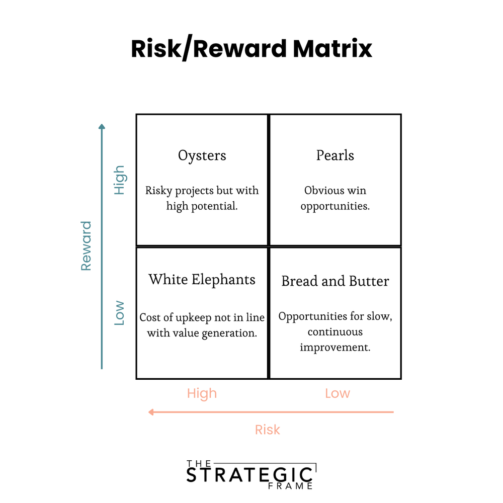 Risk/Reward Matrix — Salt Foundry Strategic Marketing