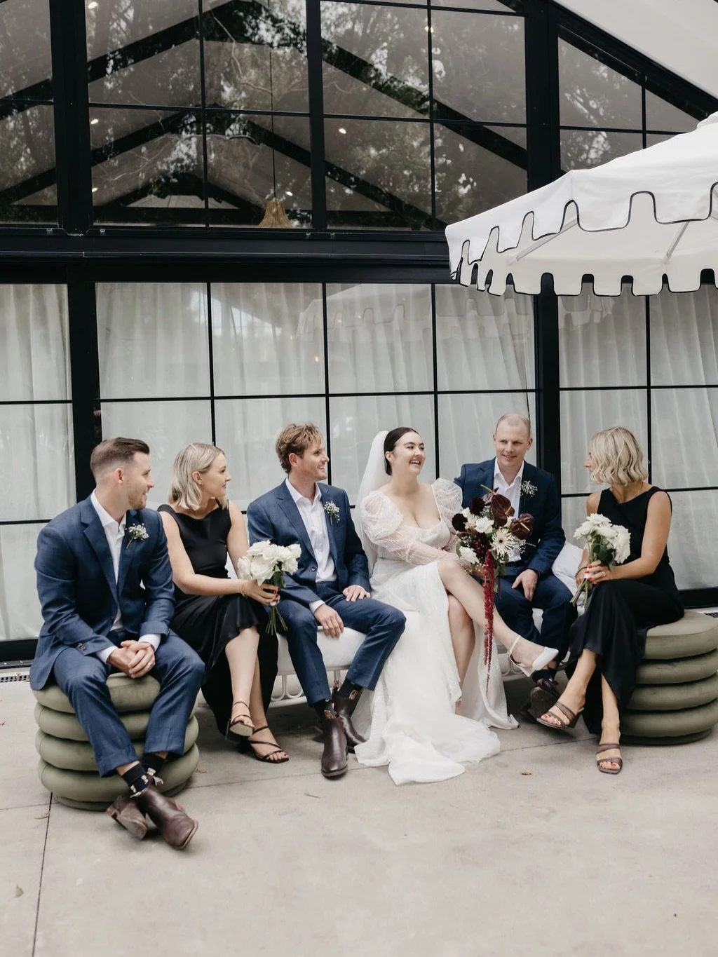 Chloe &amp; Mitchell 2.0 💒 Kiwis based in London, home for a wedding in Matakana. 🏹 This was such a special one to be part of! 

Planning, Styling &amp; Coordination @savethedate__celebrations 
Photographer @bycaitlanweddings 
Flowers @twigandbloom
