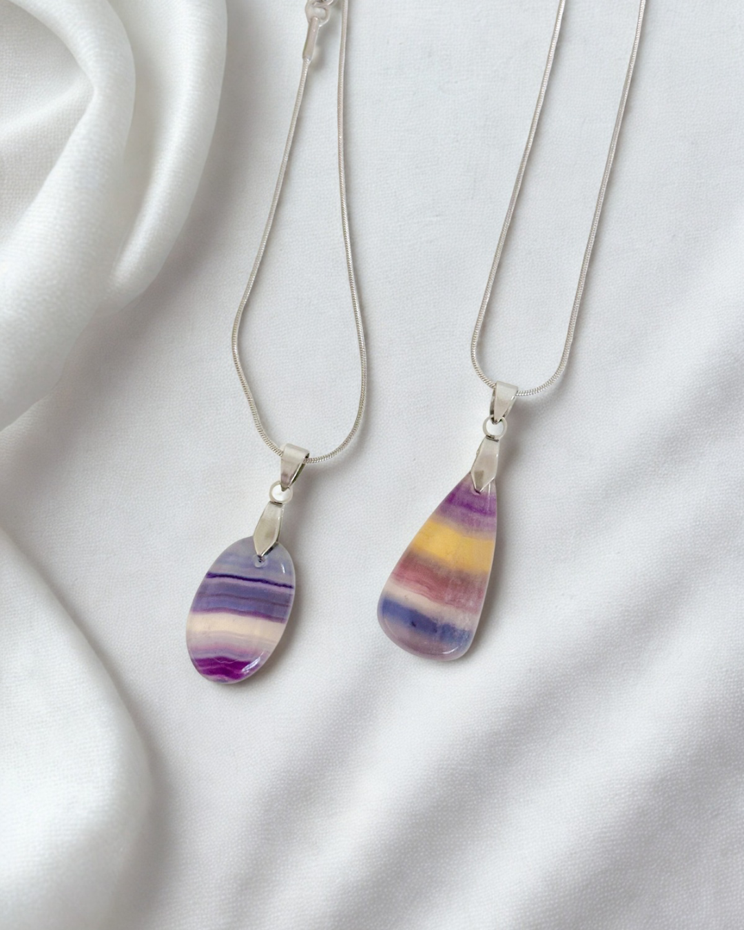 COLARES DE FLUORITE ARCO-ÍRIS