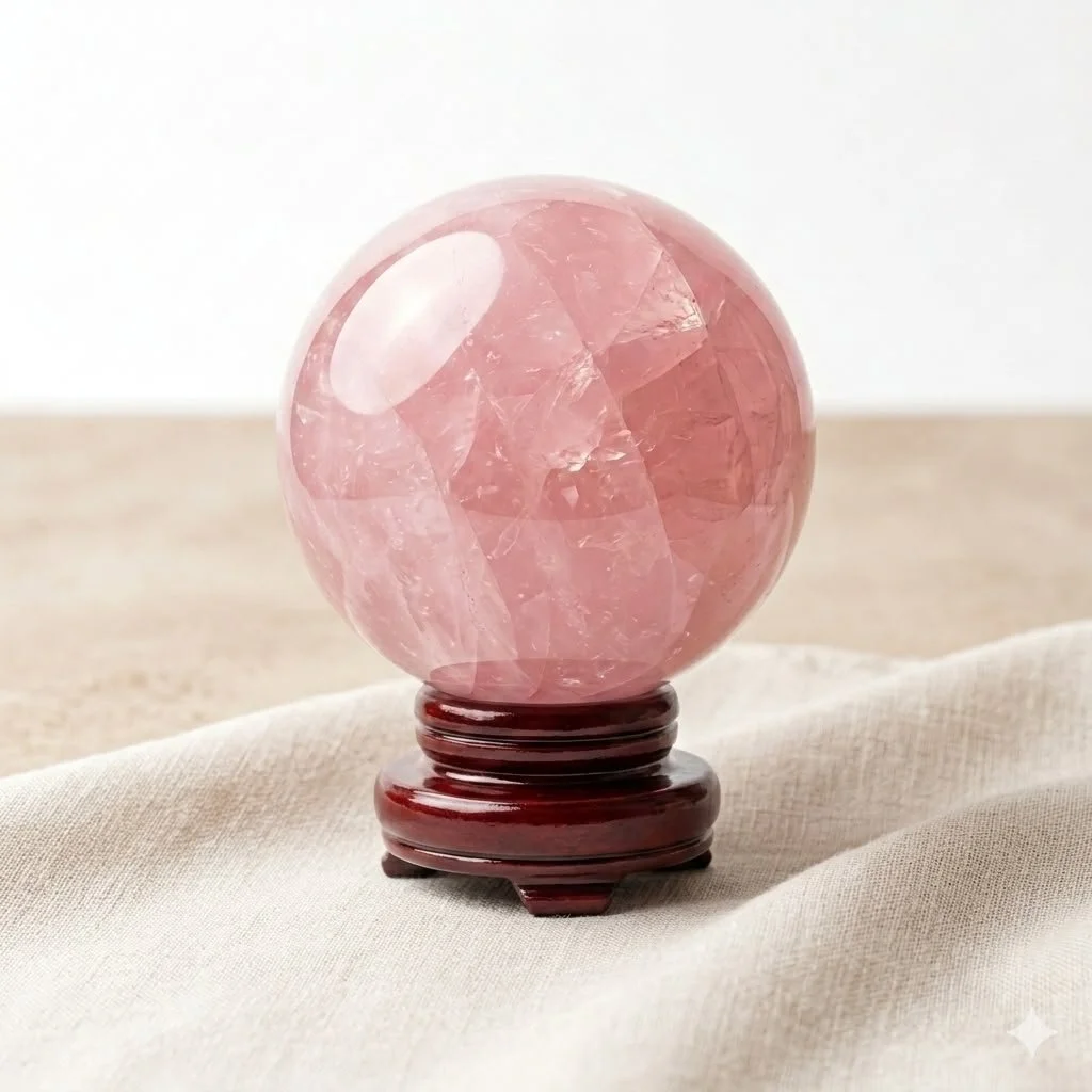 ESFERA QUARTZO ROSA STAR - 2,715KG