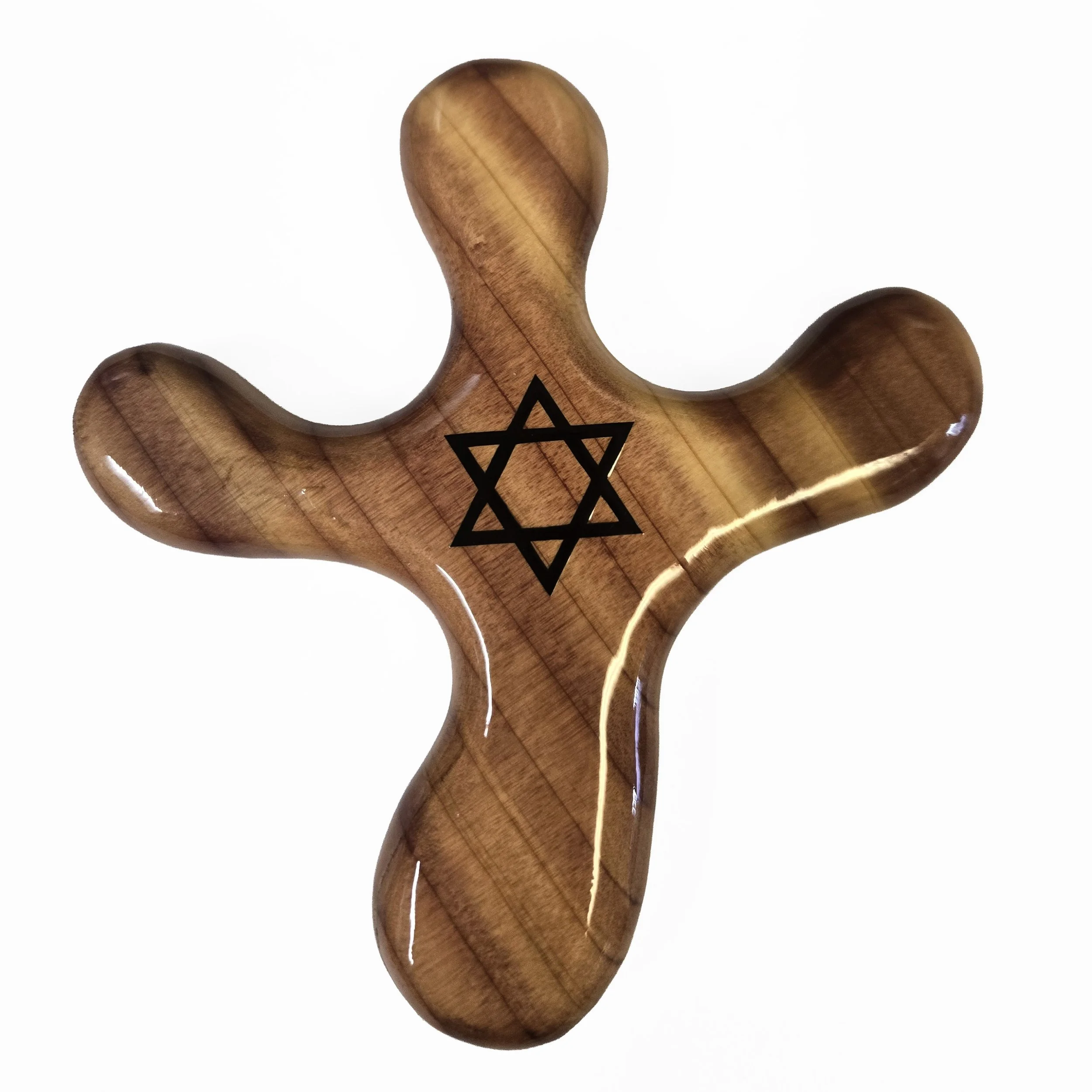 Palm Cross with Star of David