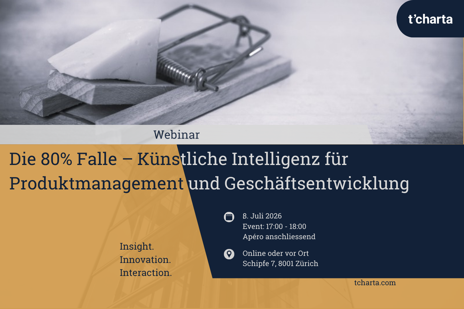 Die 80% Falle – Künstliche Intelligenz für Produktmanagement und Geschäftsentwicklung&nbsp;