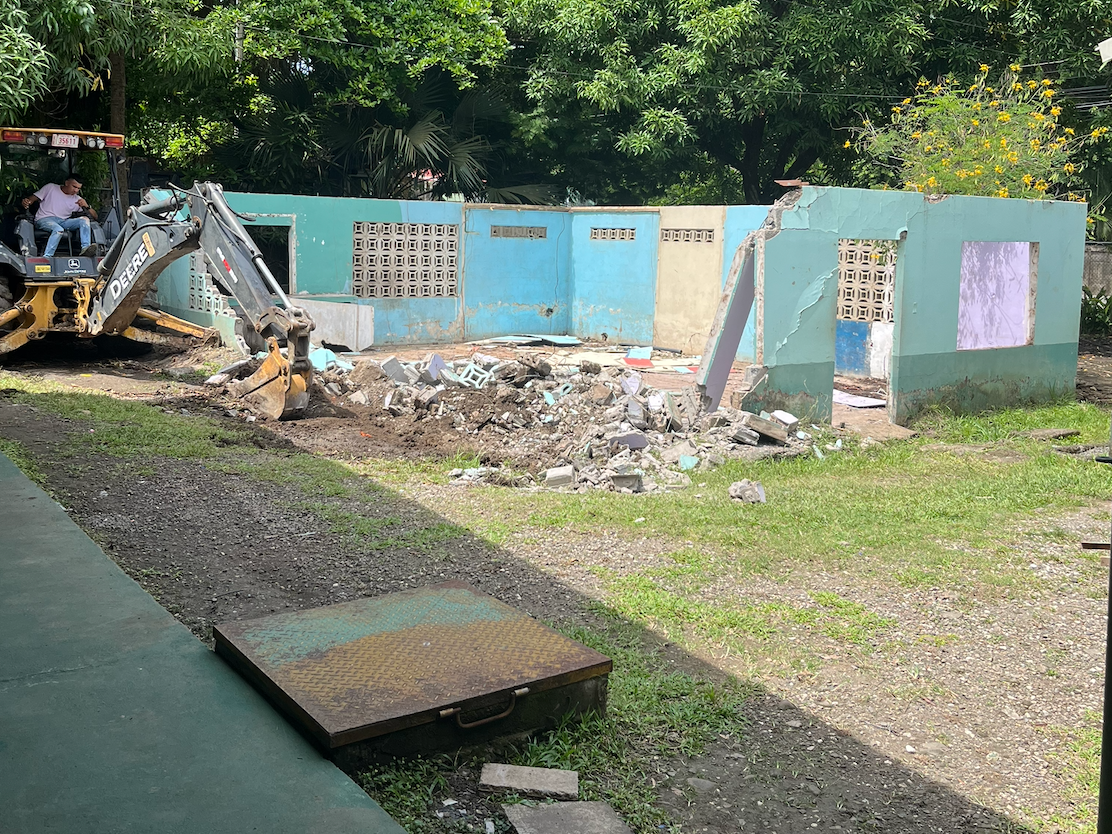 Demolition of dilapidated bodega