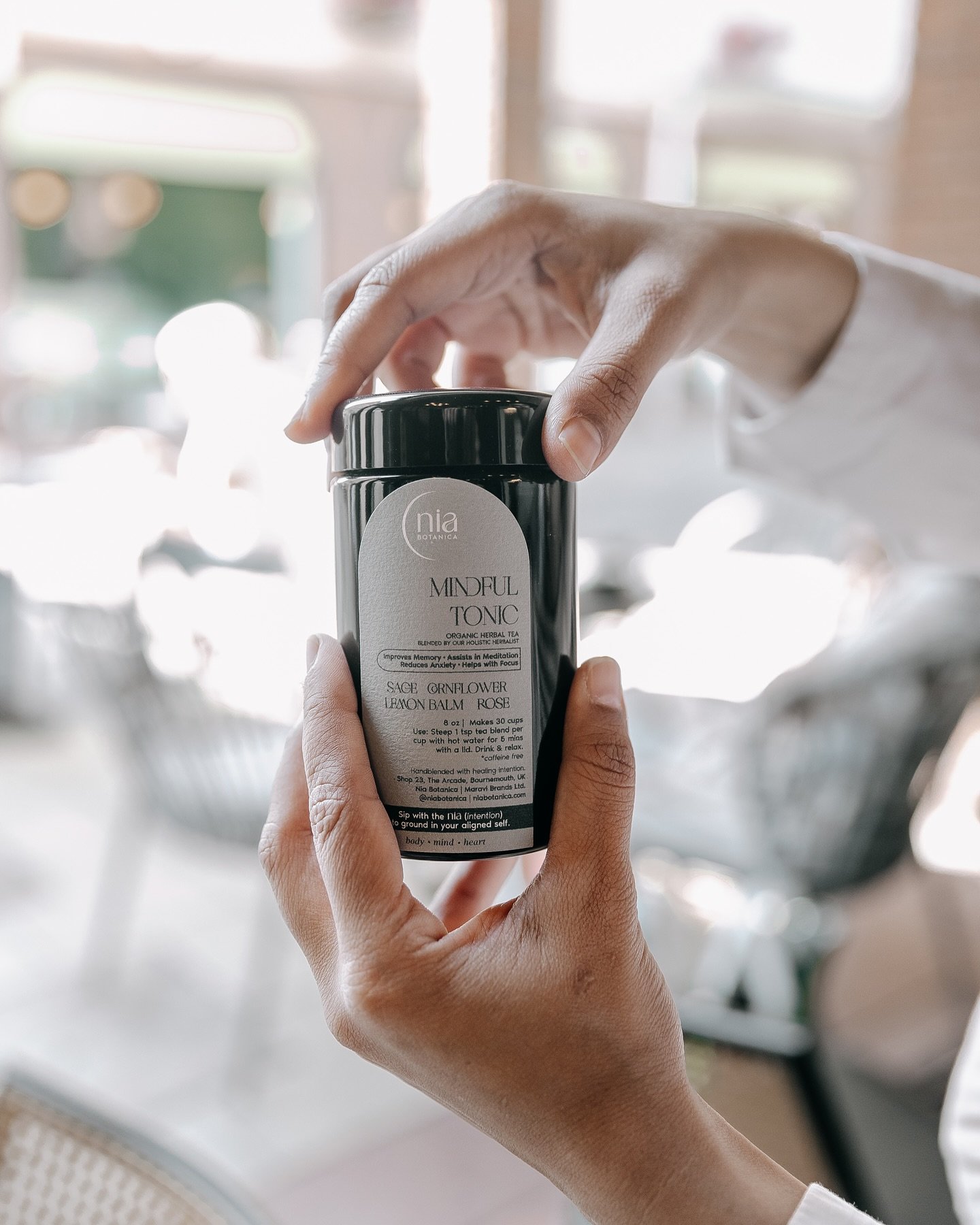 Introducing one of our favourite blends; Mindful Tonic.

A beautiful blend of sage, cornflower, lemon balm and rose. If you&rsquo;re looking to switch from caffeine to reduce anxiety, we&rsquo;d highly recommend this beautiful calming blend ✨

Availa