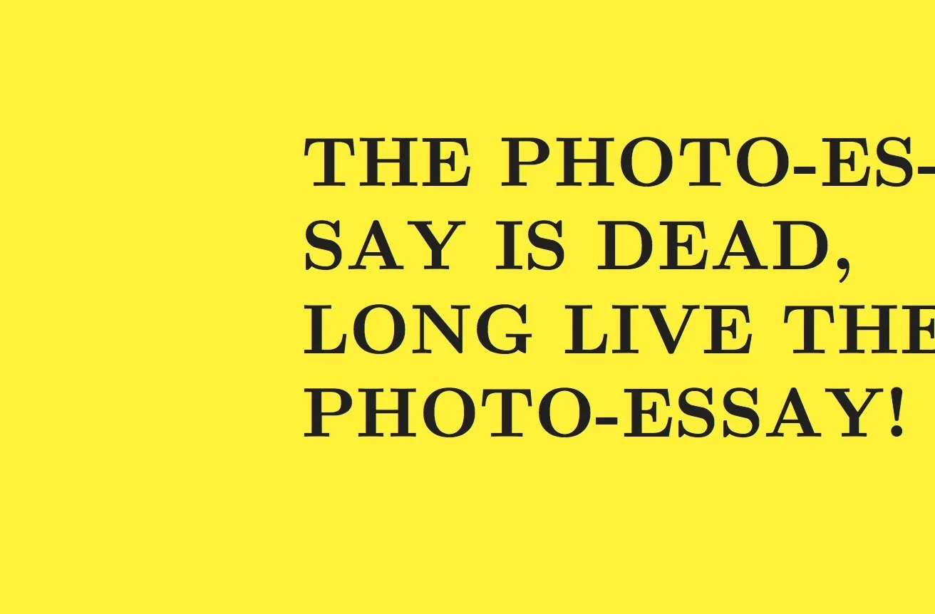 The Photo Essay is Dead, Long Live the Photo Essay! Workshop, Zine Publication, 2015. Minneapolis, MN