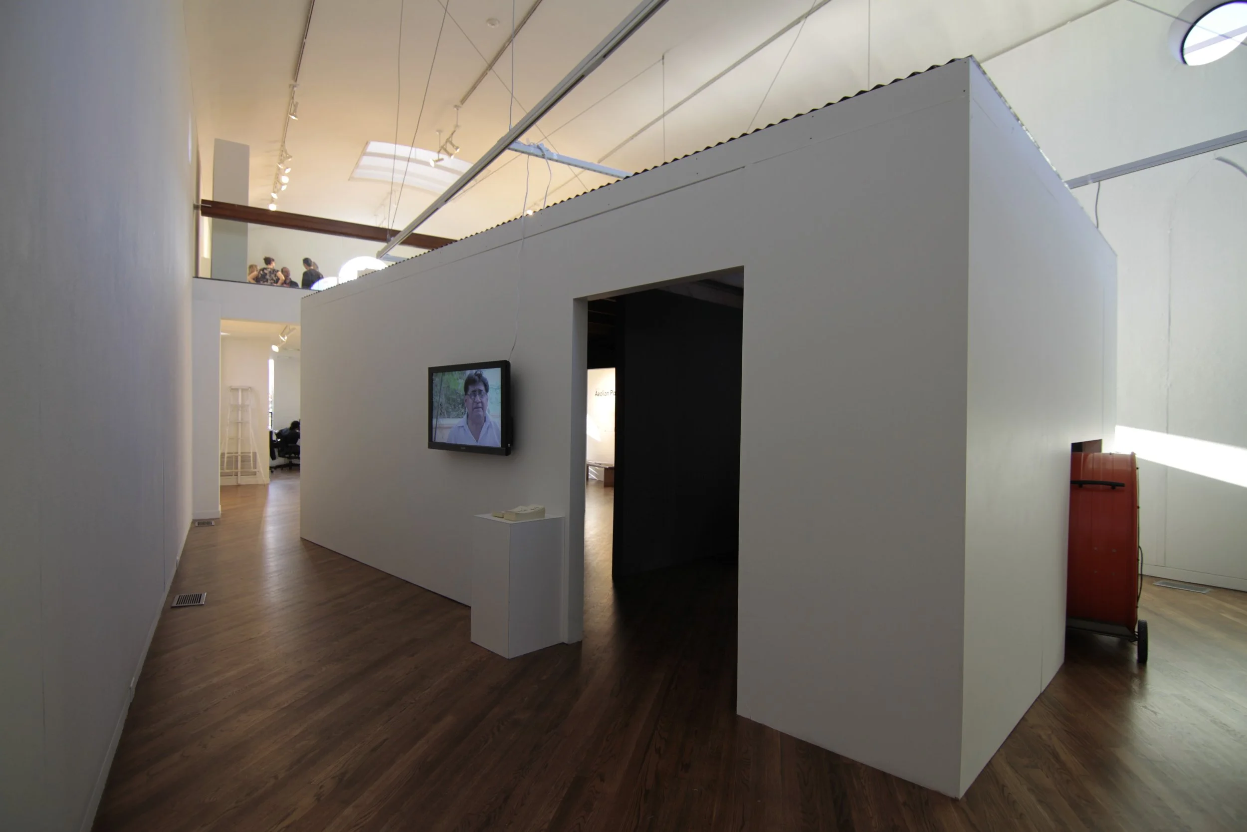 Ethnographic Terminalia Presents: Aeolian Politics. 2015. Emmanuel Gallery, Denver, CO. Photo by Trudi Lynn Smith.